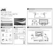 JVC LT-40C550 manual cover