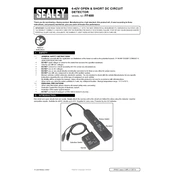 Sealey FF400 Detector manual cover