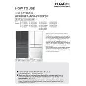 Hitachi R-G620GA Refrigerator manual cover