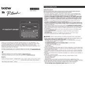 Brother P-touch PT-D610BT manual cover