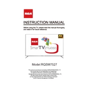 RCA RQSM7527 TV manual cover