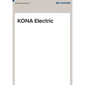 Hyundai Kona Eletric 2023 Electric Car manual cover