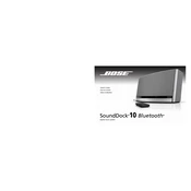 Bose SoundDock 10 Bluetooth System manual cover