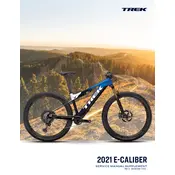 Trek 2021 E-Caliber Bicycle manual cover