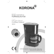 Korona 12013 Coffee Maker manual cover