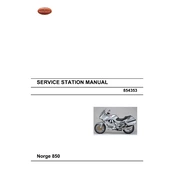 Moto Guzzi Norge 850 Motorcycle manual cover