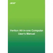 Acer Veriton Z VZ6880G-I51150S1 Computer manual cover