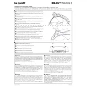 be quiet! Silent Wings 3 Fan manual cover