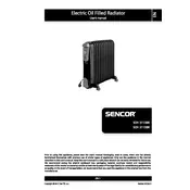 Sencor SOH 3113BK Radiator manual cover