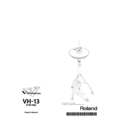 Roland VH-13 manual cover