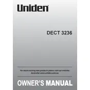 Uniden DECT 3236 Telephone manual cover