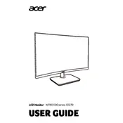 Acer Nitro ED0 ED270 X Monitor manual cover