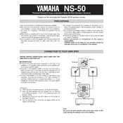 Yamaha NS-50 Speaker manual cover