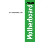 ASUS 970 PRO GAMING-AURA Motherboard manual cover