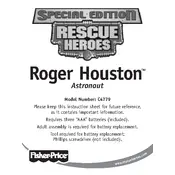 Fisher Price Mattel Rescue Heroes Roger Houston C4779 Toy manual cover