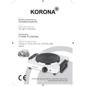 Korona 59030 Stove manual cover