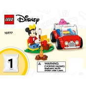 LEGO Mickey Mouse 10777-1 Construction Set manual cover