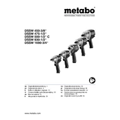 Metabo DSSW 500-1-2“ C Wrench manual cover