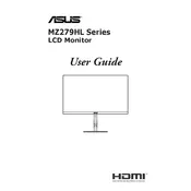 ASUS Designo MZ279HL Monitor manual cover