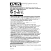 Sealey G1000I Generator manual cover