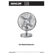 Sencor SFE 2540SL Fan manual cover