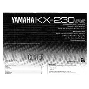 Yamaha KX-230 Cassette Deck manual cover