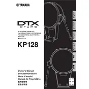 Yamaha KP128 Drum Pad manual cover