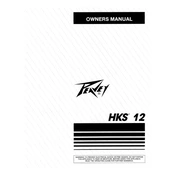 Peavey HKS 12 Amplifier manual cover