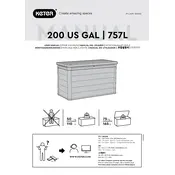 Keter 200 US GAL Storage manual cover