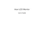 Acer PG1 PG241Y P Monitor manual cover