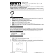 Sealey PTB91505 Box manual cover