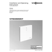 Viessmann Vitoconnect Type OPTO2 Control Unit manual cover