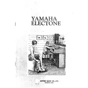 Yamaha Electone B-4B Series Keyboard manual cover