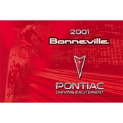 Pontiac Bonneville 2001 manual cover