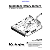 Kubota AP-SC4060 Cutter manual cover