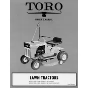 Toro 32-inch 57104 Tractor manual cover