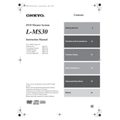 Onkyo L MS30 manual cover