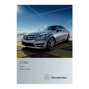 Mercedes-Benz C-Class Coupe 2012 manual cover