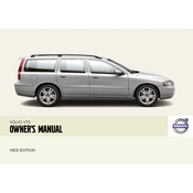 Volvo V70 manual cover