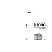 Nikon D3000 manual cover