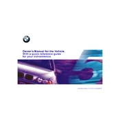 BMW 528i Sedan 5 Series 2000 manual cover