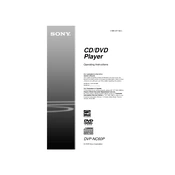 Sony DVP-NC60P manual cover