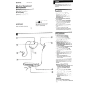 Sony ECM-Z60 manual cover