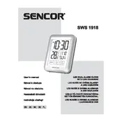 Sencor SWS 1918 Thermometer manual cover