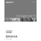 Sony KDL-32L4000 manual cover