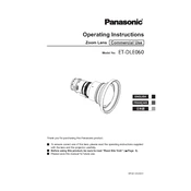 Panasonic ET-DLE060 manual cover