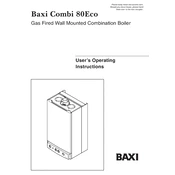 Baxi 80Eco Combi manual cover