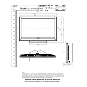 Sony KDL-52W3000 manual cover