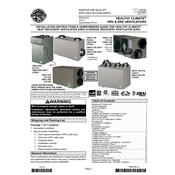 Lennox ERV, HRV manual cover