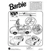 Barbie Mattel 67544 Toy manual cover